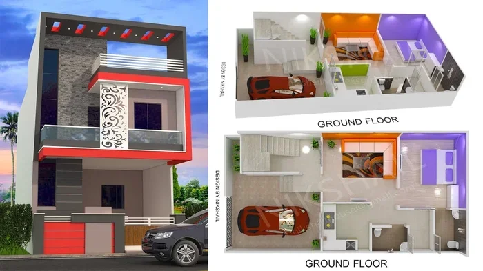 20 60 House Plan with Car Parking Latest Design Ideas